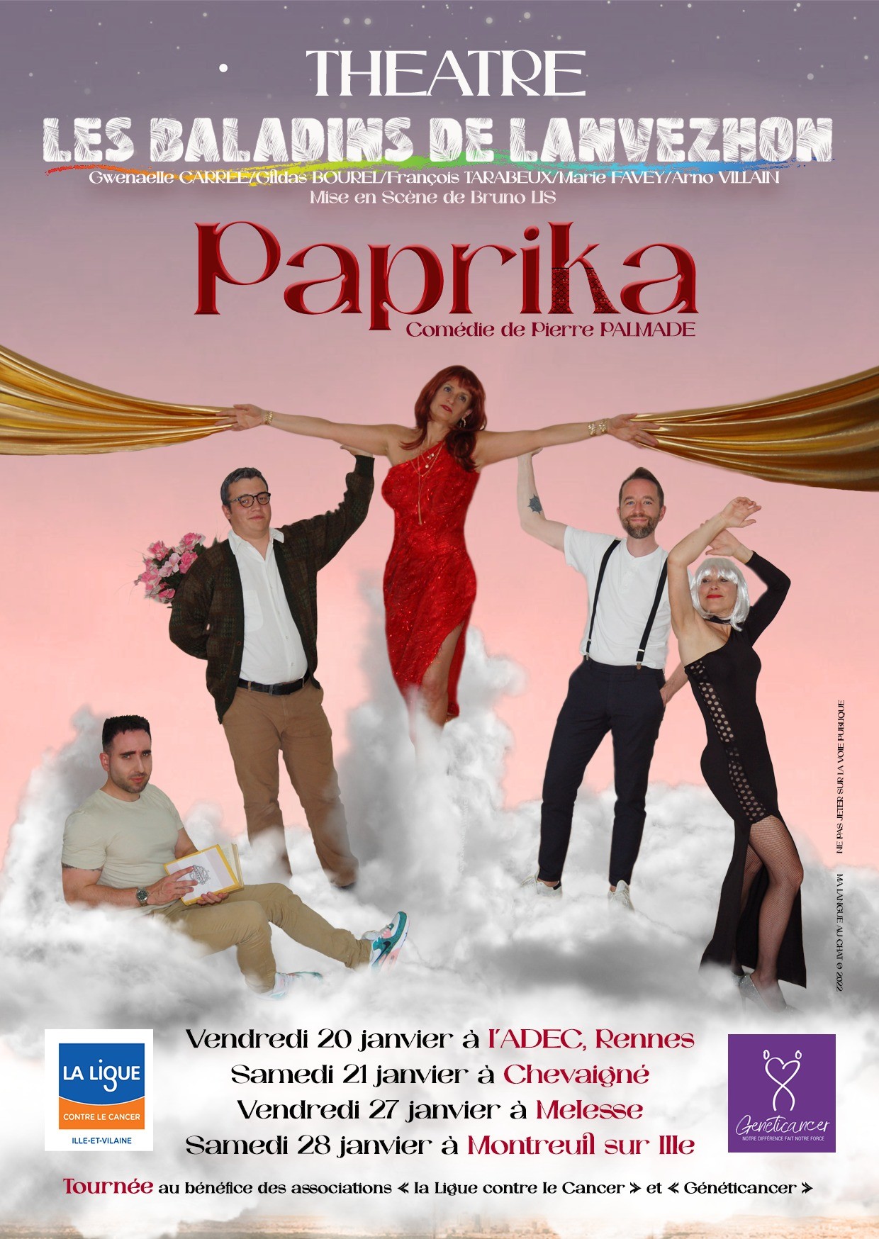 PAPRIKA, comédie de Pierre PALMADE (2023) théâtre Betton 2023